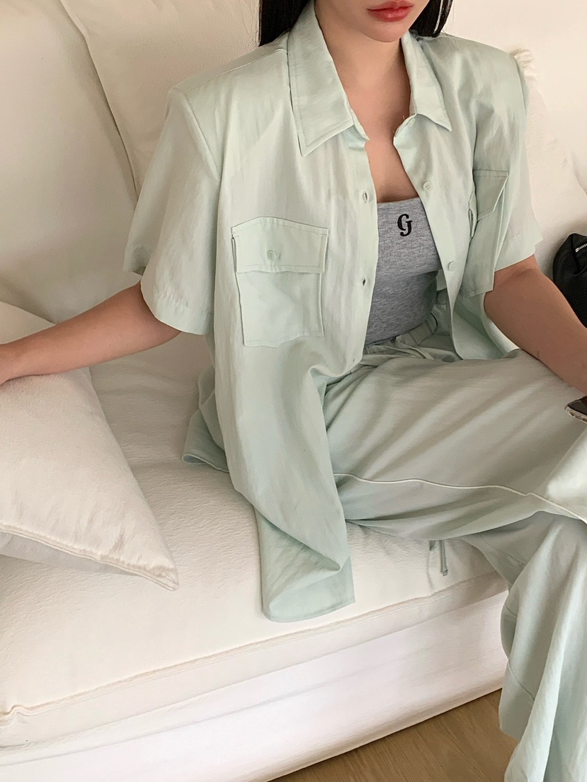 REVE CITE-L東大門實拍韓國女裝新品26夏季26春夏休閑褲REVE CITE-L休閑褲