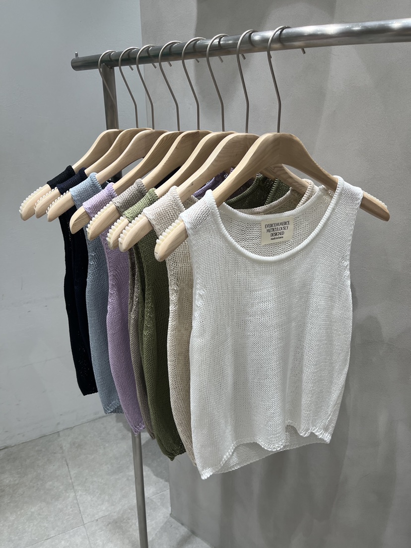 EVERCOMMERCE METICULOUSLY DESIGNED韓國東大門直郵女士新品26夏季吊帶背心EVERCOMMERCE METICULOUSLY DESIGNED吊帶/背心