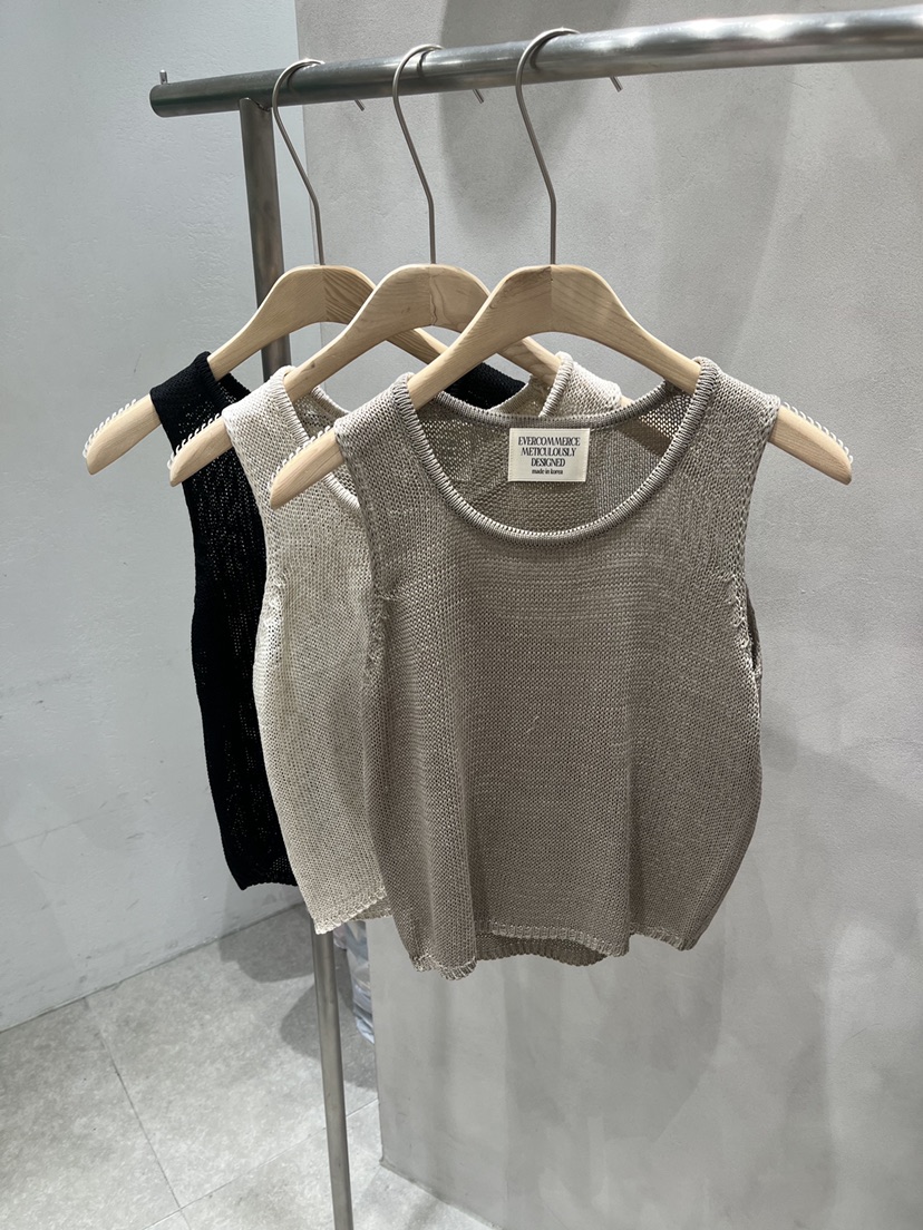 EVERCOMMERCE METICULOUSLY DESIGNED韓國東大門直郵女士新品26夏季吊帶背心EVERCOMMERCE METICULOUSLY DESIGNED吊帶/背心