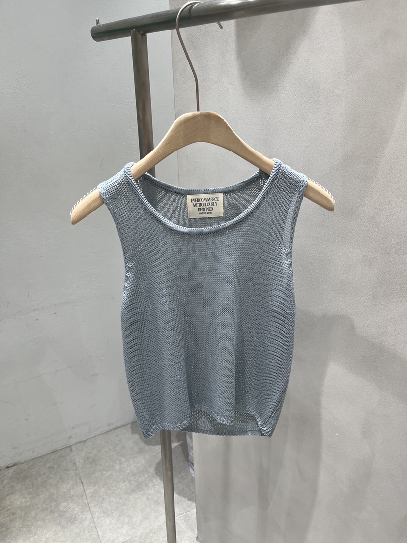 EVERCOMMERCE METICULOUSLY DESIGNED韓國東大門直郵女士新品26夏季吊帶背心EVERCOMMERCE METICULOUSLY DESIGNED吊帶/背心圖色5