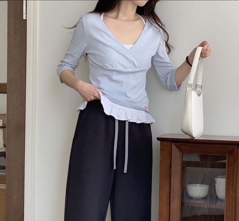 FORMSTUDIO/ATELIENNE韓國東大門直郵女裝新品時尚休閑T恤FORMSTUDIO/ATELIENNET恤