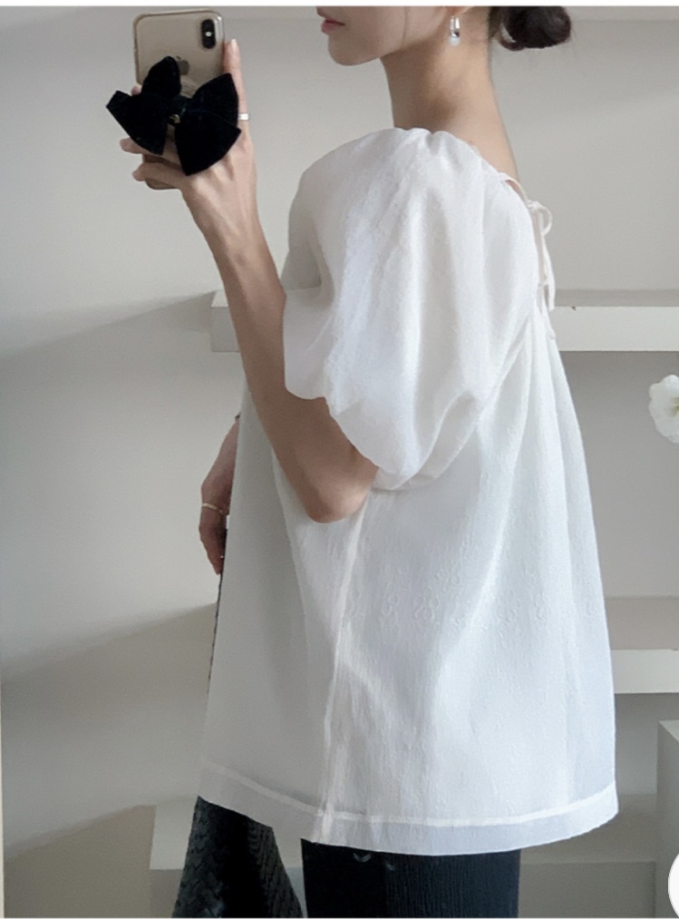 FRILL-T/DADA韓國直郵實拍女裝新款人氣時尚襯衫蕾絲衫FRILL-T/DADA襯衫/蕾絲衫