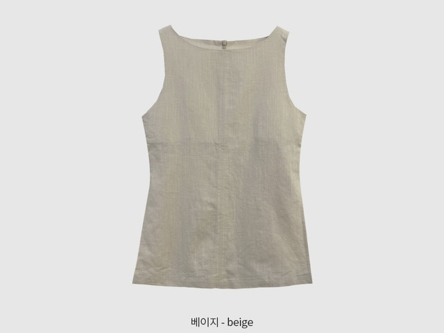 FRILL-T/DADA韓國直郵女士新品人氣26春夏吊帶背心亞麻FRILL-T/DADA吊帶/背心圖色2