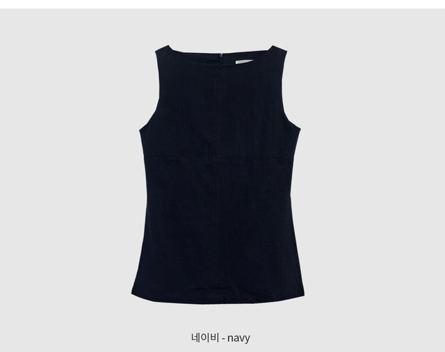FRILL-T/DADA韓國直郵女士新品人氣26春夏吊帶背心亞麻FRILL-T/DADA吊帶/背心圖色3