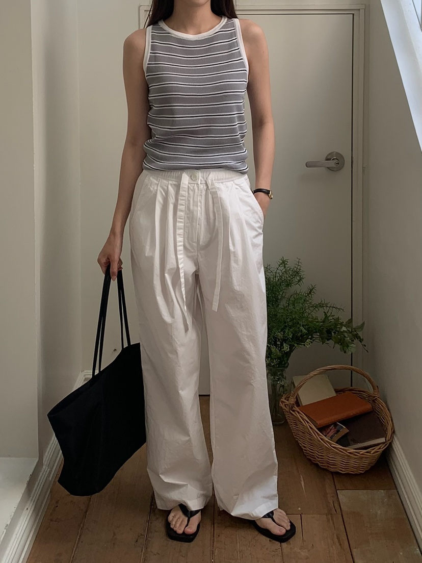 BLEECKER韓國直郵實拍女裝新品26夏季人氣休閑職業休閑褲BLEECKER休閑褲