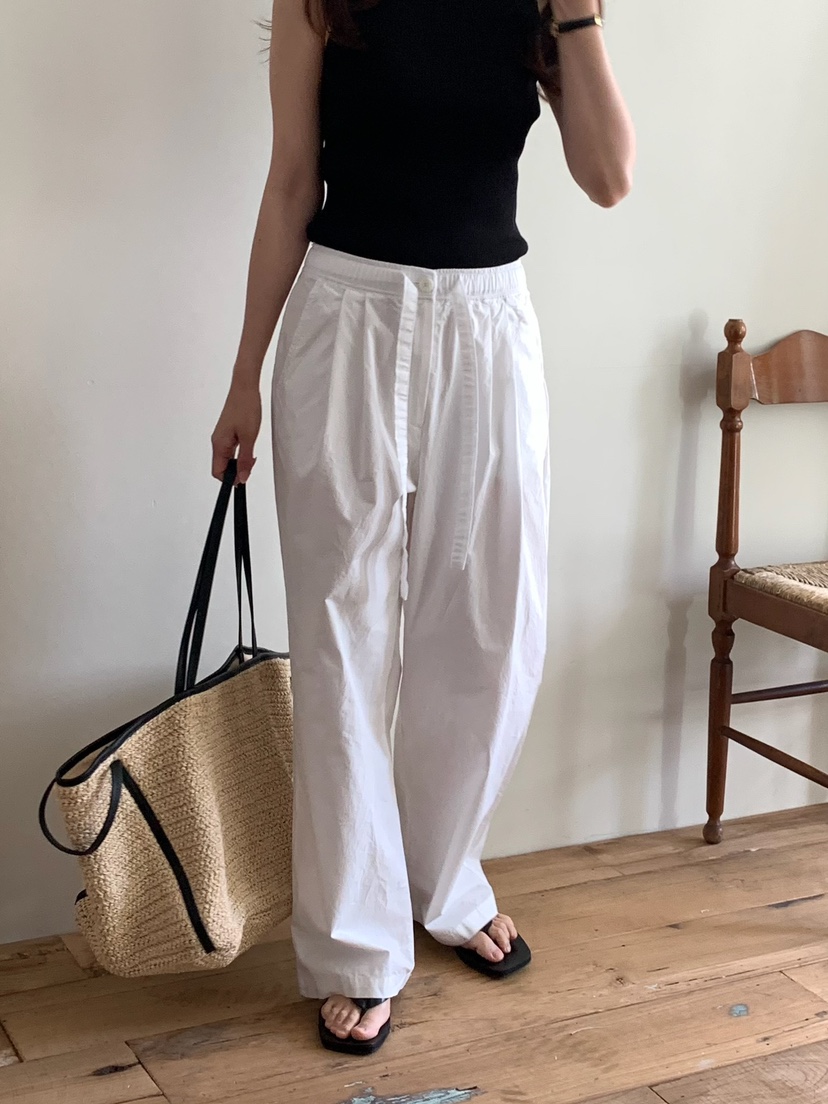BLEECKER韓國直郵實拍女裝新品26夏季人氣休閑職業休閑褲BLEECKER休閑褲