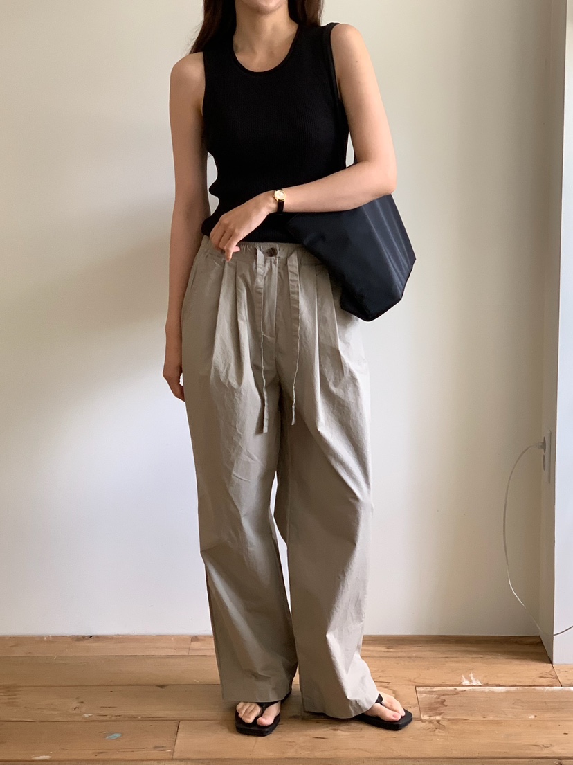 BLEECKER韓國直郵實拍女裝新品26夏季人氣休閑職業休閑褲BLEECKER休閑褲