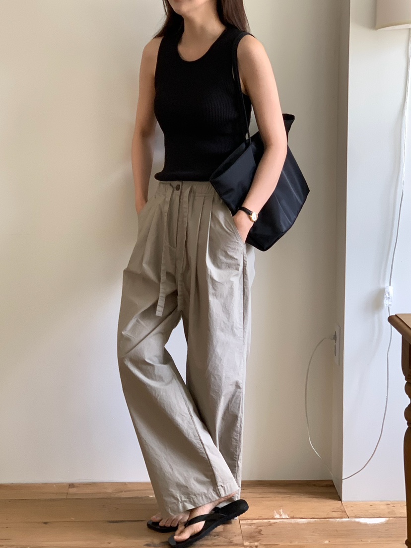 BLEECKER韓國直郵實拍女裝新品26夏季人氣休閑職業休閑褲BLEECKER休閑褲