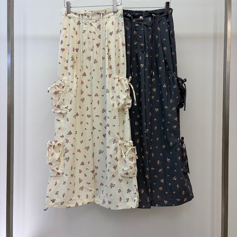 REVE CITE-L韓國東大門直郵女裝新品職業休閑褲工裝褲雙排扣花朵REVE CITE-L休閑褲