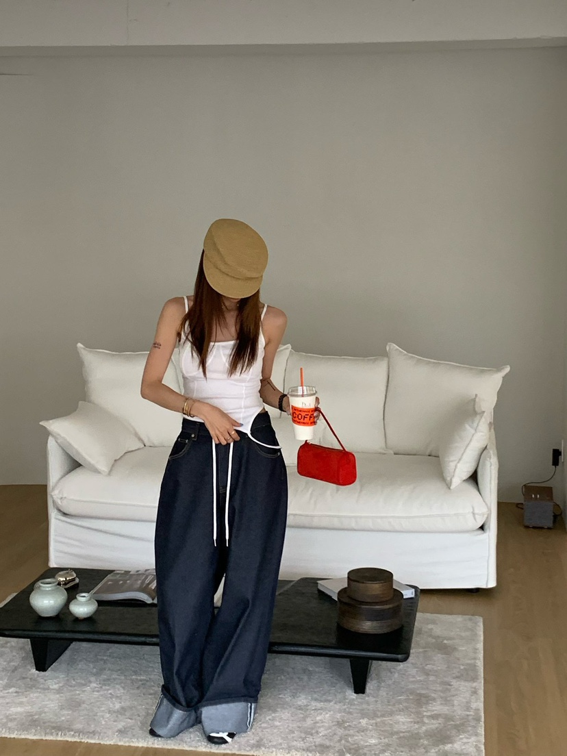 REVE CITE-L東大門實拍韓國女裝新品職業推薦熱賣吊帶背心REVE CITE-L吊帶/背心
