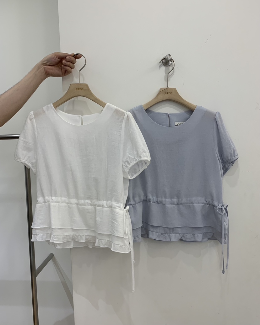 JUEDE韓國直郵實拍女士新品職業襯衫蕾絲衫JUEDE襯衫/蕾絲衫
