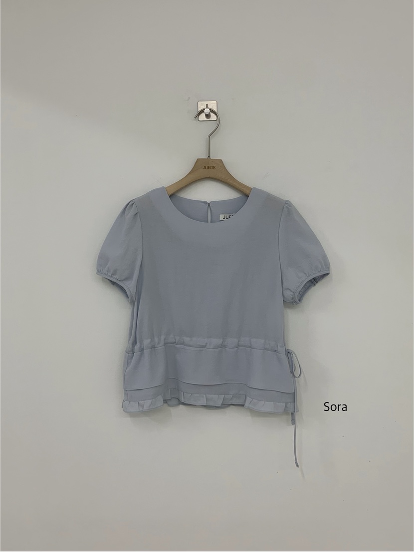 JUEDE韓國直郵實拍女士新品職業襯衫蕾絲衫JUEDE襯衫/蕾絲衫圖色2