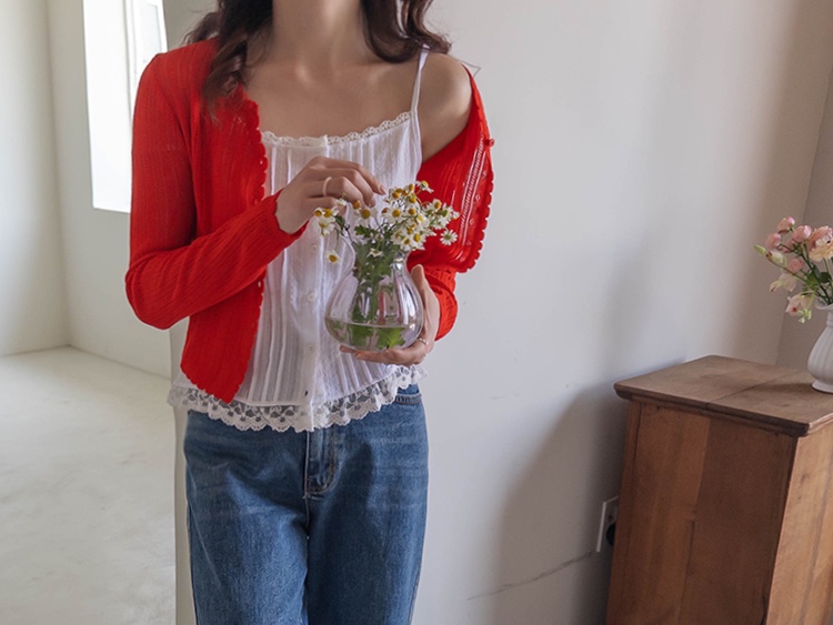 FRILL-T/DADA韓國直郵實拍女士新品職業26春夏吊帶背心FRILL-T/DADA吊帶/背心