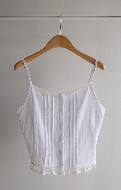 FRILL-T/DADA韓國直郵實拍女士新品職業26春夏吊帶背心FRILL-T/DADA吊帶/背心圖色1