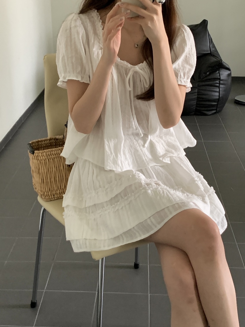 FRILL-T/DADA韓國直郵女士新款推薦人氣26春夏套裝套裝FRILL-T/DADA套裝
