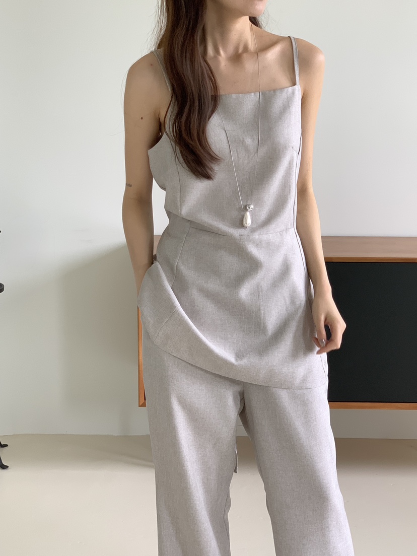 FRILL-T/DADA韓國直郵女裝新品熱賣時尚人氣休閑套裝套裝FRILL-T/DADA套裝