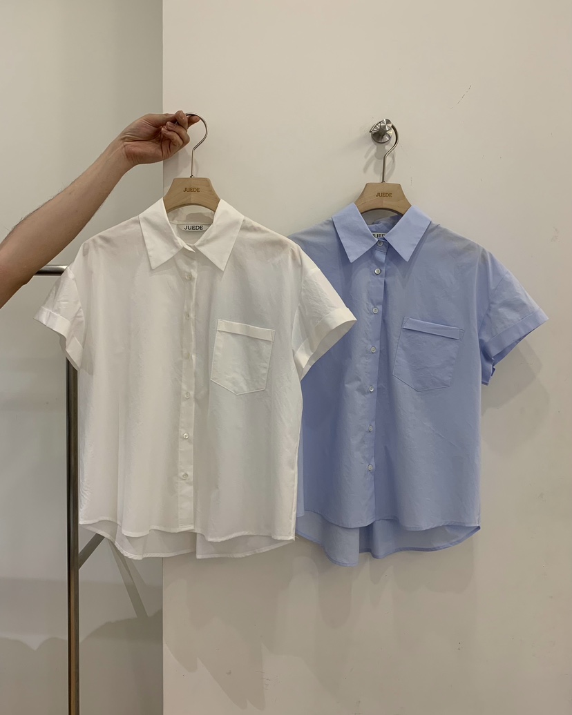 JUEDE韓國代購女裝新品職業襯衫蕾絲衫JUEDE襯衫/蕾絲衫