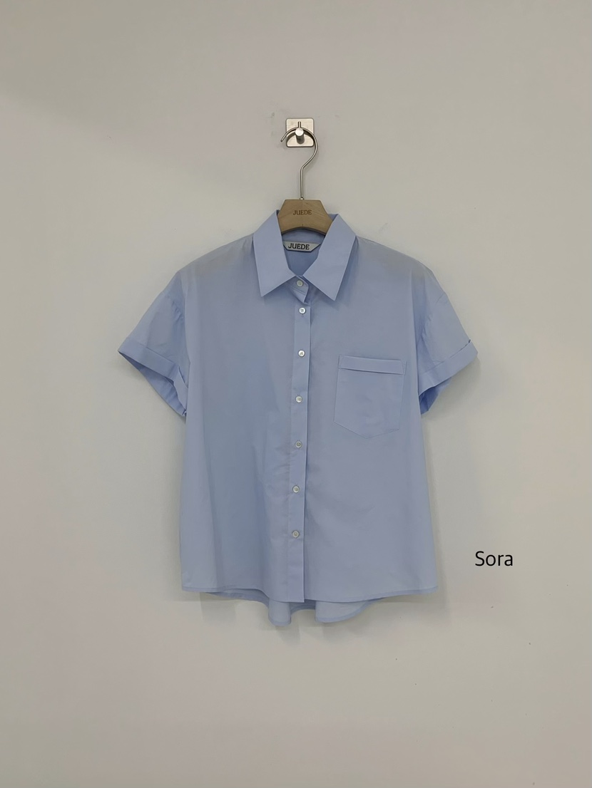 JUEDE韓國代購女裝新品職業襯衫蕾絲衫JUEDE襯衫/蕾絲衫圖色2