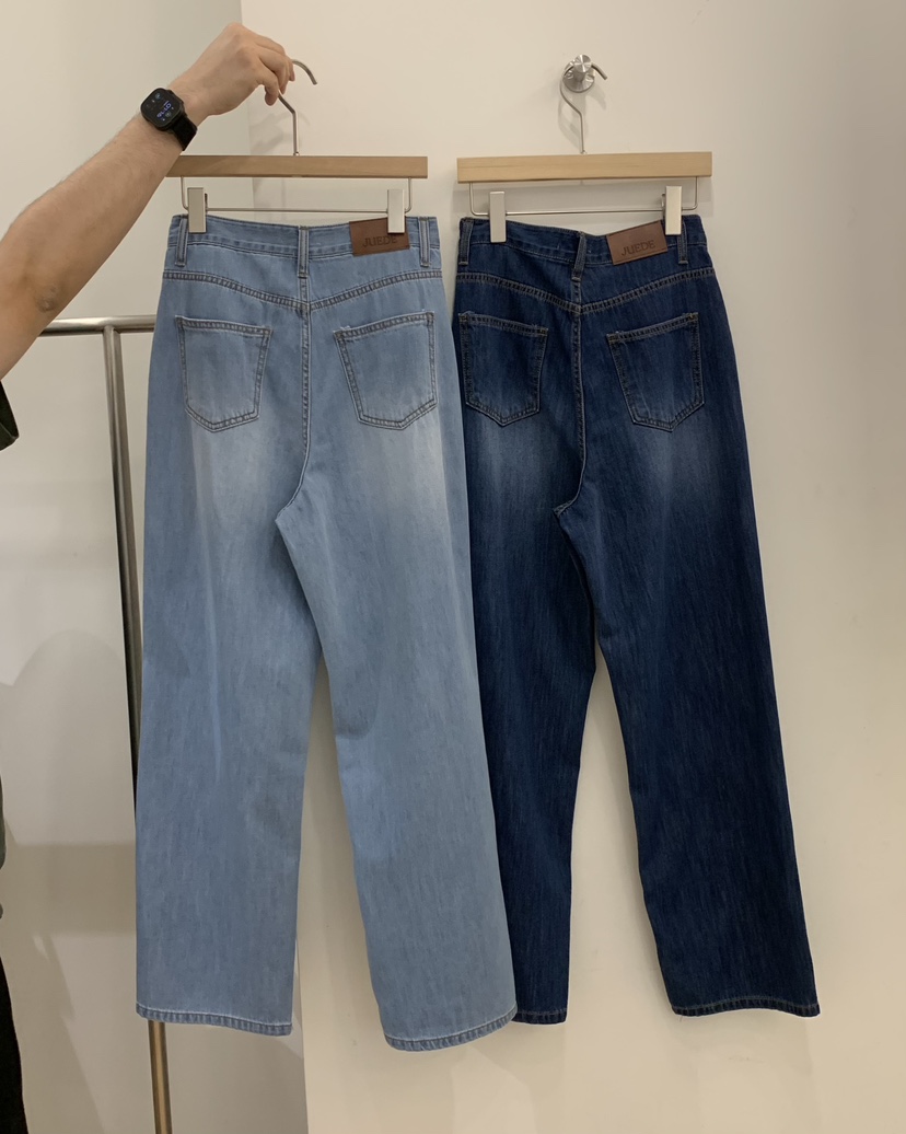 JUEDE東大門實拍韓國女裝新品推薦牛仔褲JUEDE牛仔褲