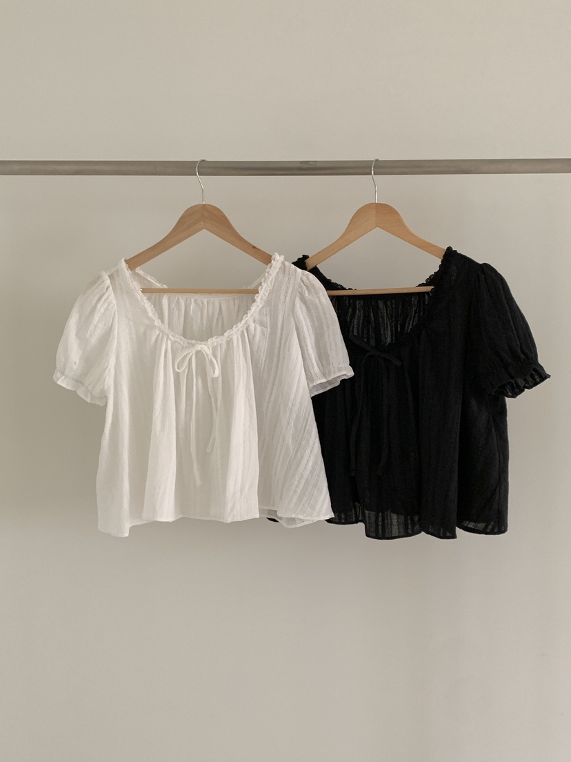 FRILL-T/DADA韓國直郵女士新款人氣推薦休閑襯衫蕾絲衫FRILL-T/DADA襯衫/蕾絲衫