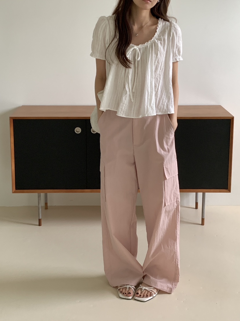 FRILL-T/DADA韓國直郵女士新款人氣推薦休閑襯衫蕾絲衫FRILL-T/DADA襯衫/蕾絲衫