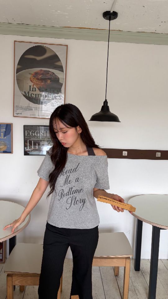 HEY/TO SEWING韓國直郵女士新品26夏季休閑職業推薦T恤BY HEY/TO SEWINGT恤