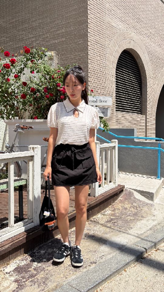 HEY/TO SEWING韓國東大門直郵女裝新品時尚職業26夏季T恤BY HEY/TO SEWINGT恤
