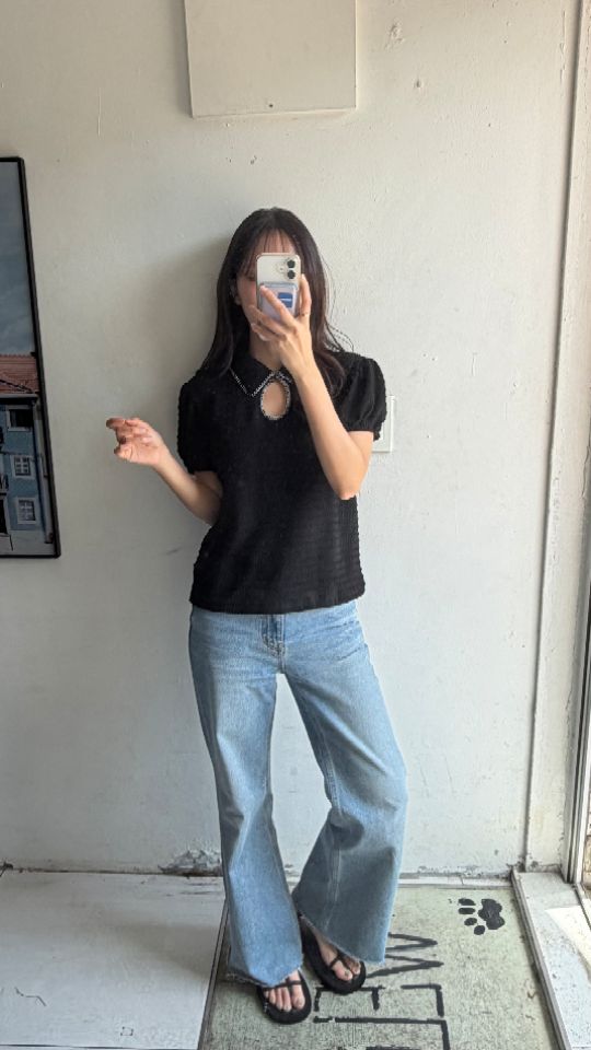 HEY/TO SEWING韓國東大門直郵女裝新品時尚職業26夏季T恤BY HEY/TO SEWINGT恤