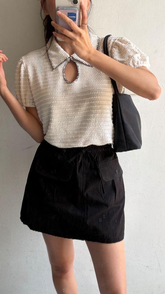 HEY/TO SEWING韓國東大門直郵女裝新品時尚職業26夏季T恤BY HEY/TO SEWINGT恤