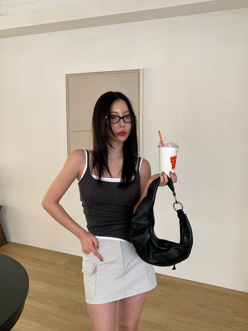 REVE CITE-L韓國直郵實拍女裝新款26夏季26春夏裙褲水洗復古REVE CITE-L裙褲