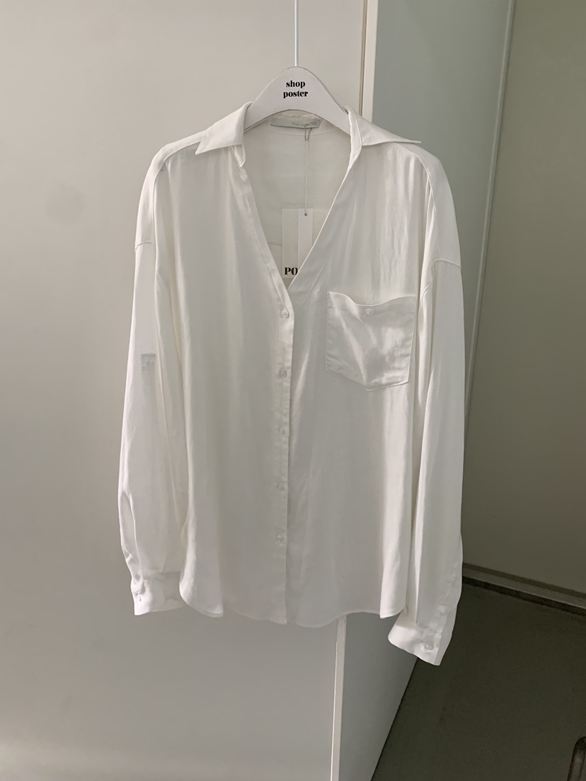SHOP POSTER韓國東大門代購女士新品職業襯衫蕾絲衫亞麻SHOP_POSTER襯衫/蕾絲衫圖色1