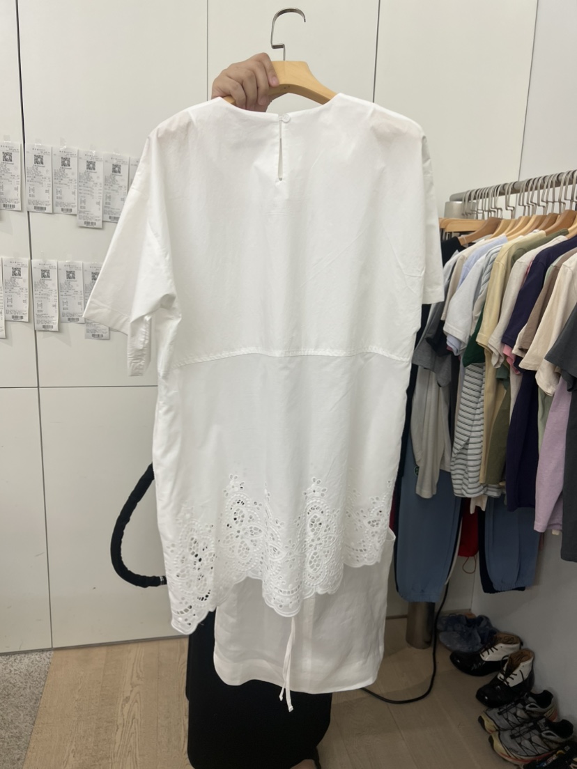 DOHWAJI韓國東大門代購女士新品推薦職業休閑26春夏連衣裙刺繡DOHWAJI連衣裙