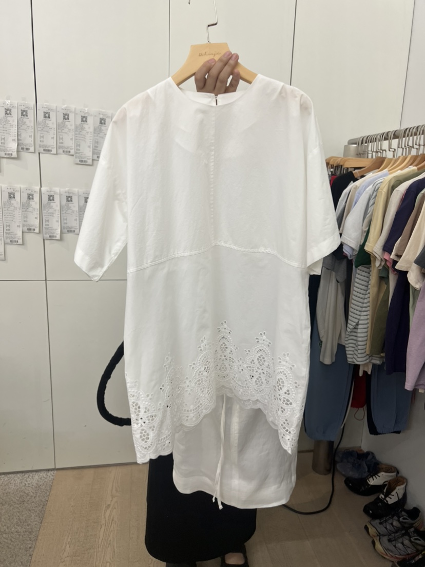 DOHWAJI韓國東大門代購女士新品推薦職業休閑26春夏連衣裙刺繡DOHWAJI連衣裙圖色1