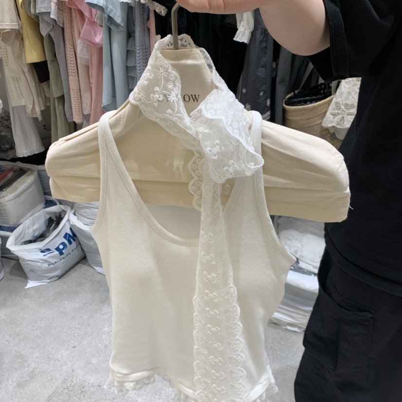 BY FLOW東大門實拍韓國女士新款推薦時尚圍巾披肩蕾絲圍巾BY FLOW圍巾/披肩圖色1
