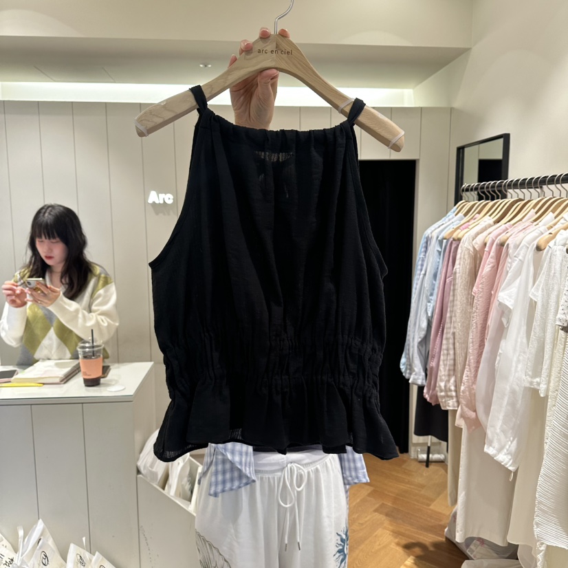 ARC韓國直郵實拍女士新款推薦時尚人氣26春夏休閑吊帶背心ARC EN CIEL吊帶/背心圖色2