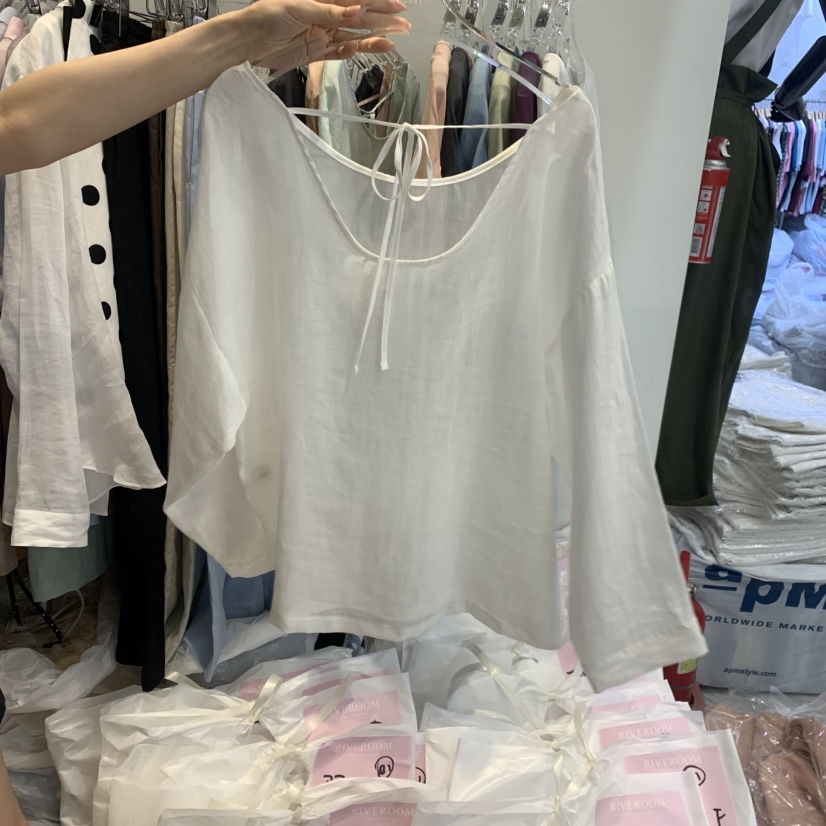 RIVEROOM韓國代購女裝新款26春夏熱賣推薦26夏季襯衫蕾絲衫RIVEROOM襯衫/蕾絲衫
