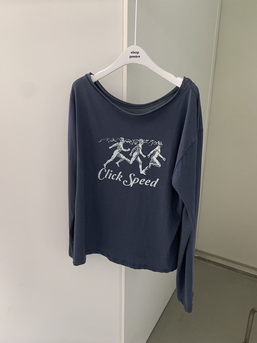 SHOP POSTER東大門實拍韓國女裝新款26春夏休閑時尚長袖T恤SHOP_POSTER長袖T恤圖色3