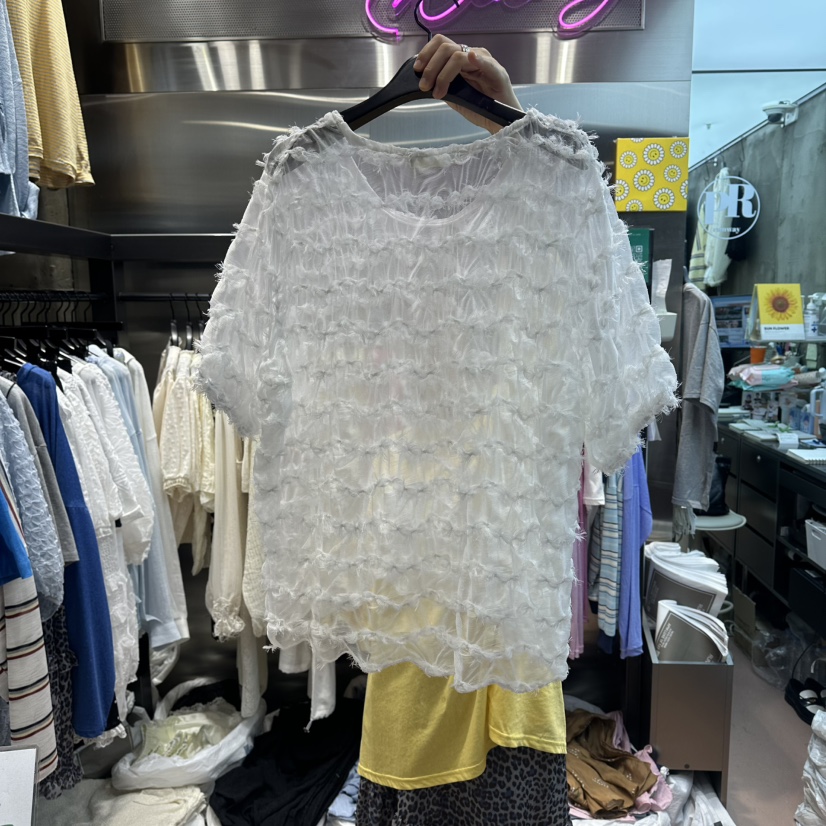 RUNWAY-런웨이韓國直郵女士新品休閑26春夏熱賣襯衫蕾絲衫RUNWAY襯衫/蕾絲衫