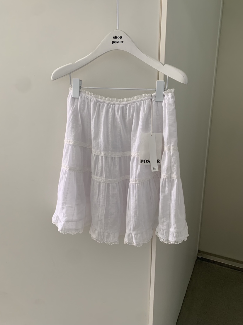 SHOP POSTER東大門實拍韓國女裝新品職業時尚熱賣短裙蕾絲SHOP_POSTER短裙圖色1