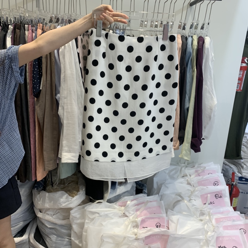 RIVEROOM韓國直郵女士新款推薦26春夏人氣休閑半身裙中短裙RIVEROOM半身裙/中短裙圖色1