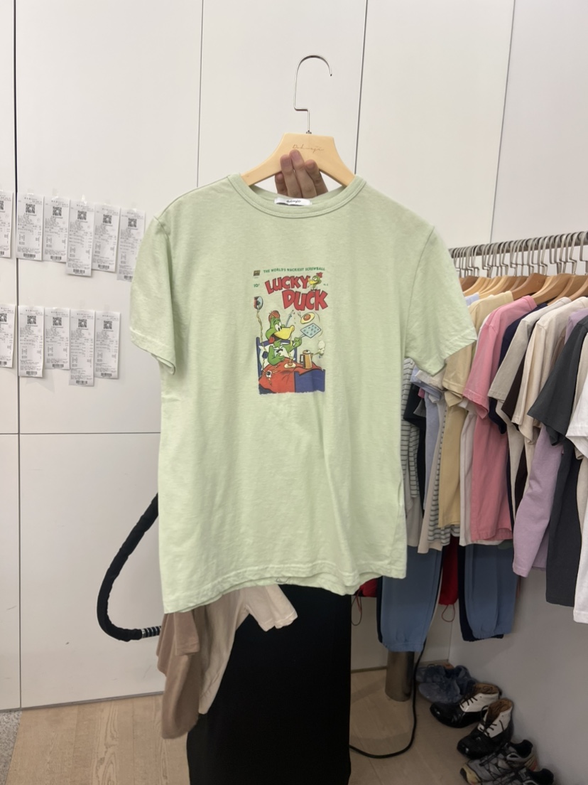DOHWAJI韓國直郵女裝新品休閑26夏季26春夏時尚熱賣推薦T恤DOHWAJIT恤圖色2