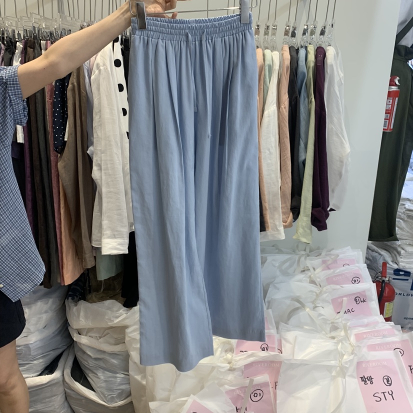 RIVEROOM韓國直郵女士新款時尚職業推薦休閑熱賣26春夏休閑褲RIVEROOM休閑褲圖色1