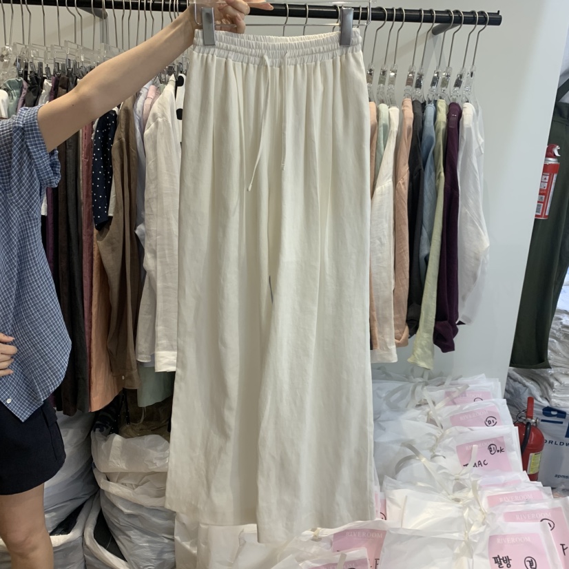 RIVEROOM韓國直郵女士新款時尚職業推薦休閑熱賣26春夏休閑褲RIVEROOM休閑褲圖色2