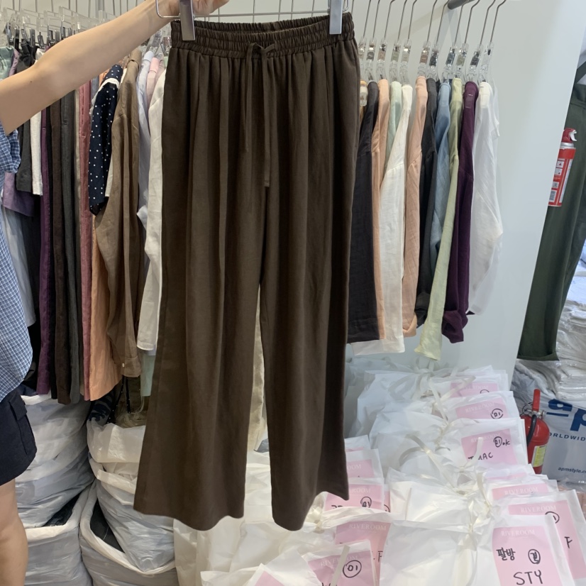 RIVEROOM韓國直郵女士新款時尚職業推薦休閑熱賣26春夏休閑褲RIVEROOM休閑褲圖色4