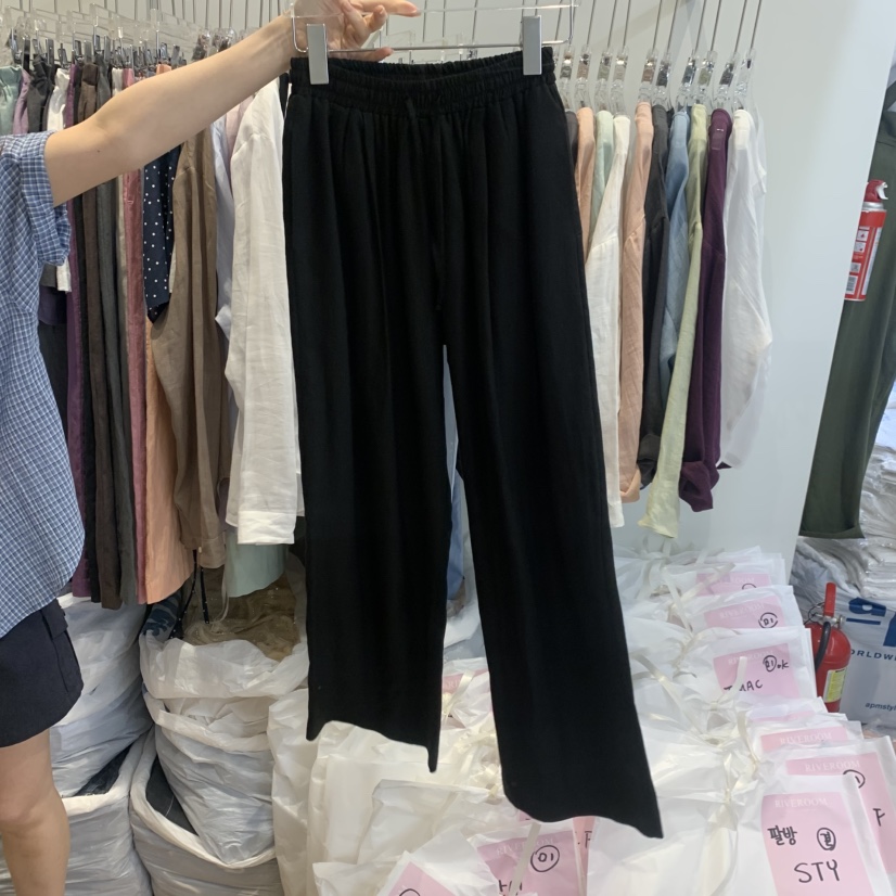 RIVEROOM韓國直郵女士新款時尚職業推薦休閑熱賣26春夏休閑褲RIVEROOM休閑褲圖色5