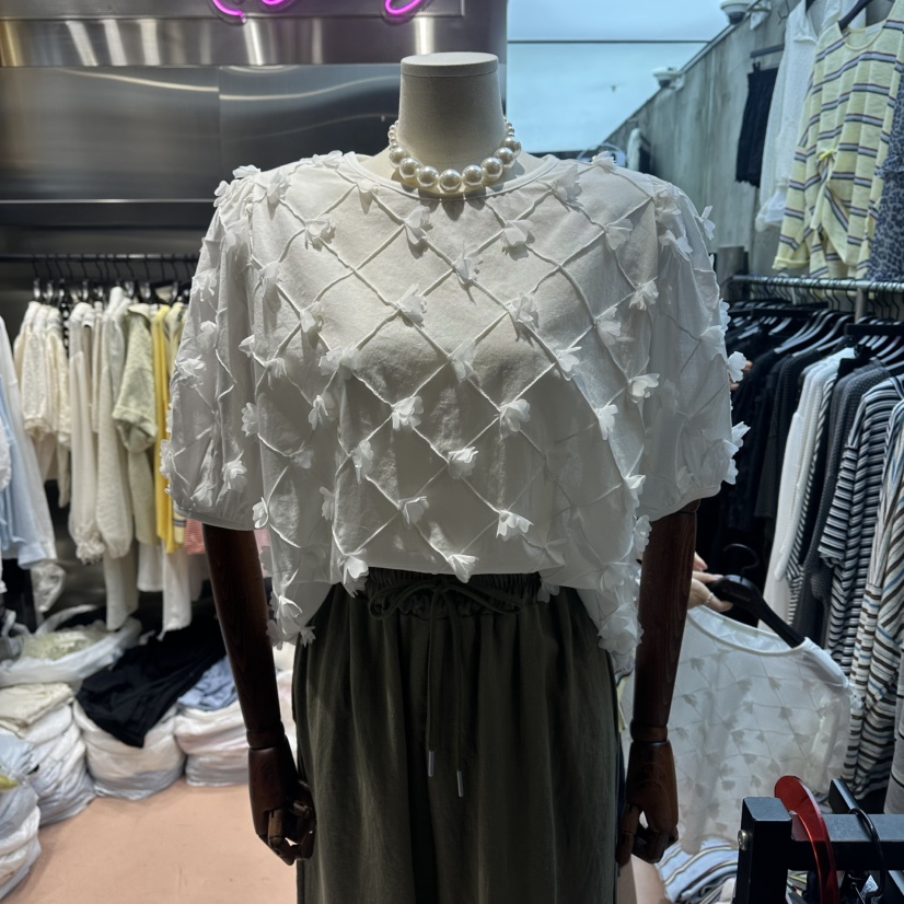 RUNWAY-런웨이韓國直郵女裝新品26夏季時尚26春夏襯衫蕾絲衫RUNWAY襯衫/蕾絲衫