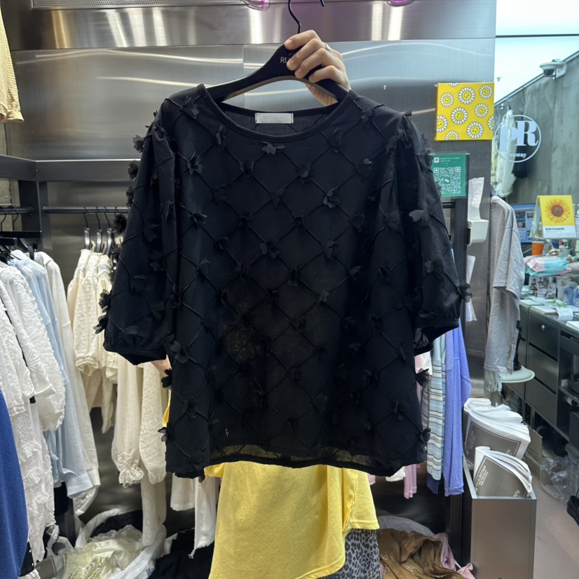 RUNWAY-런웨이韓國直郵女裝新品26夏季時尚26春夏襯衫蕾絲衫RUNWAY襯衫/蕾絲衫圖色2