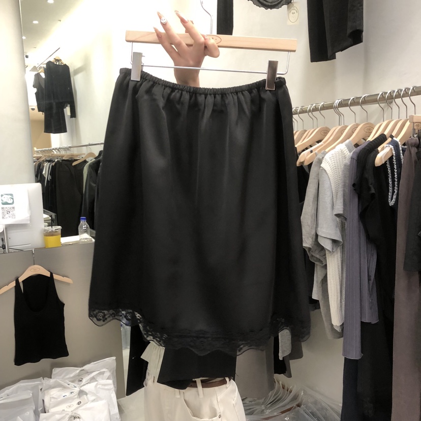 TAKE YOUE TIME韓國東大門代購女士新品人氣推薦短裙緞TAKE YOUE TIME短裙圖色1