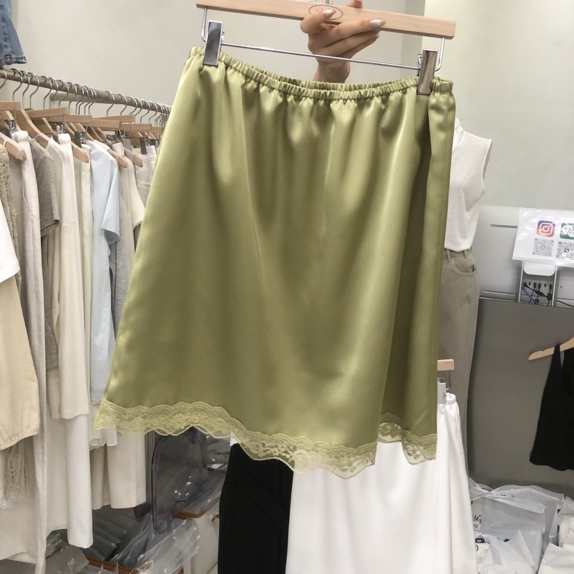 TAKE YOUE TIME韓國東大門代購女士新品人氣推薦短裙緞TAKE YOUE TIME短裙圖色3