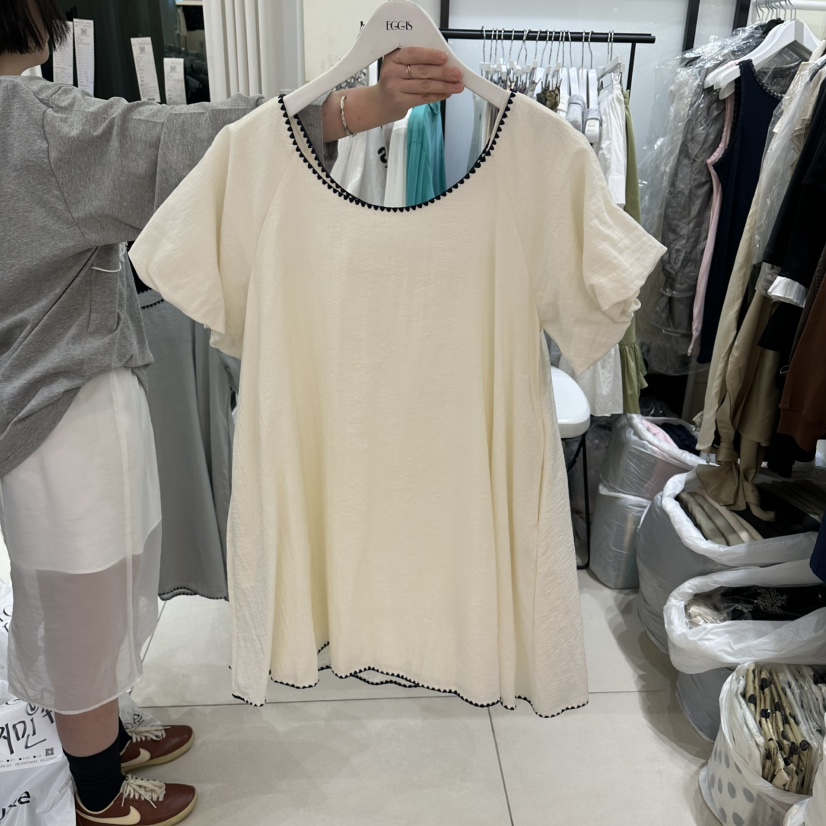 EGG IS韓國東大門代購女士新款26春夏26夏季人氣推薦連衣裙EGG IS連衣裙圖色1